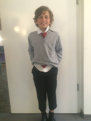 Ich musste mich beim Anziehen beeilen.